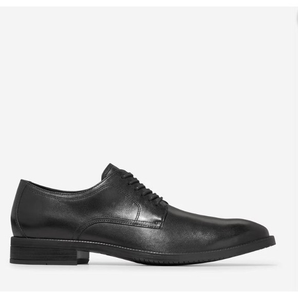 NEW! Cole Haan Men's Modern Essential Plain Toe Oxford Shoe Black C38446 Size 7M